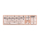 2E Keyboard membrane KS270 109key, WL/BT, EN/UK, pink-white
