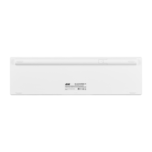 2E Keyboard membrane KS270 109key, WL/BT, EN/UK, silver-white