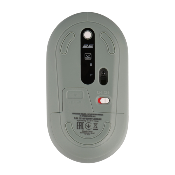 Мышь 2E MF300 FLORA:DILL Silent WL BT, зелёный