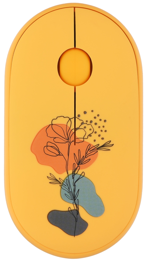 Миша 2E MF300 FLORA:POPPY Silent WL BT, жовтий
