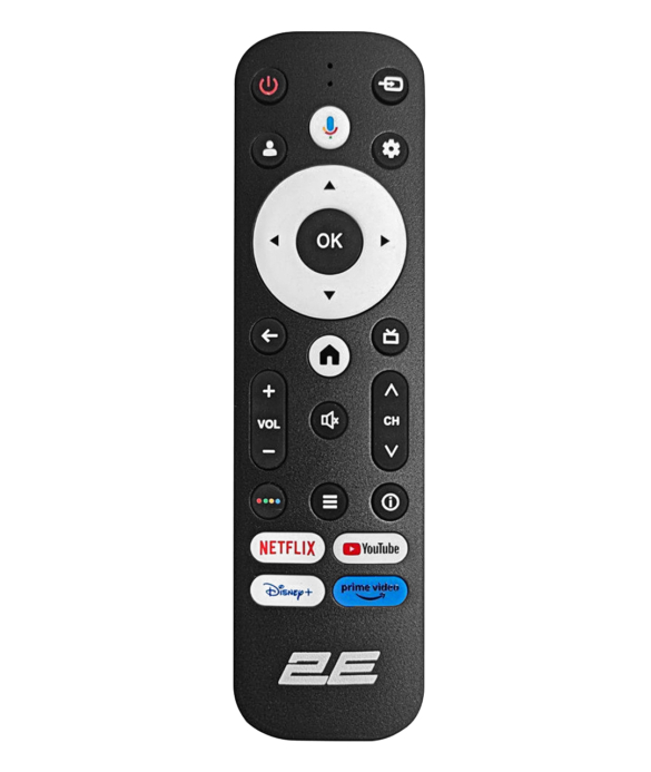 Телевізор 55″ 2E LED 4K 60Hz Smart Google TV Black