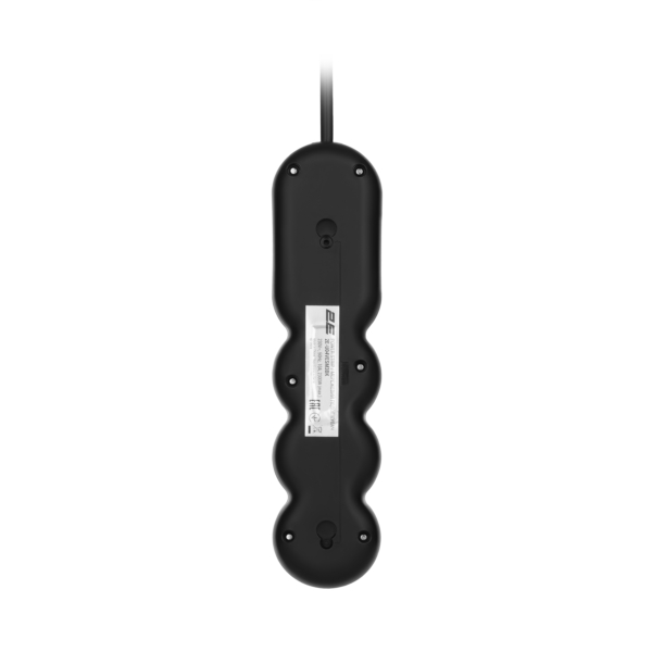 2E Power strip Plus 4хType F, 3х1mm2, 10A, 3m, black