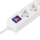 2E Power strip 6хType F, 3х1mm2, 10A, 3m, white