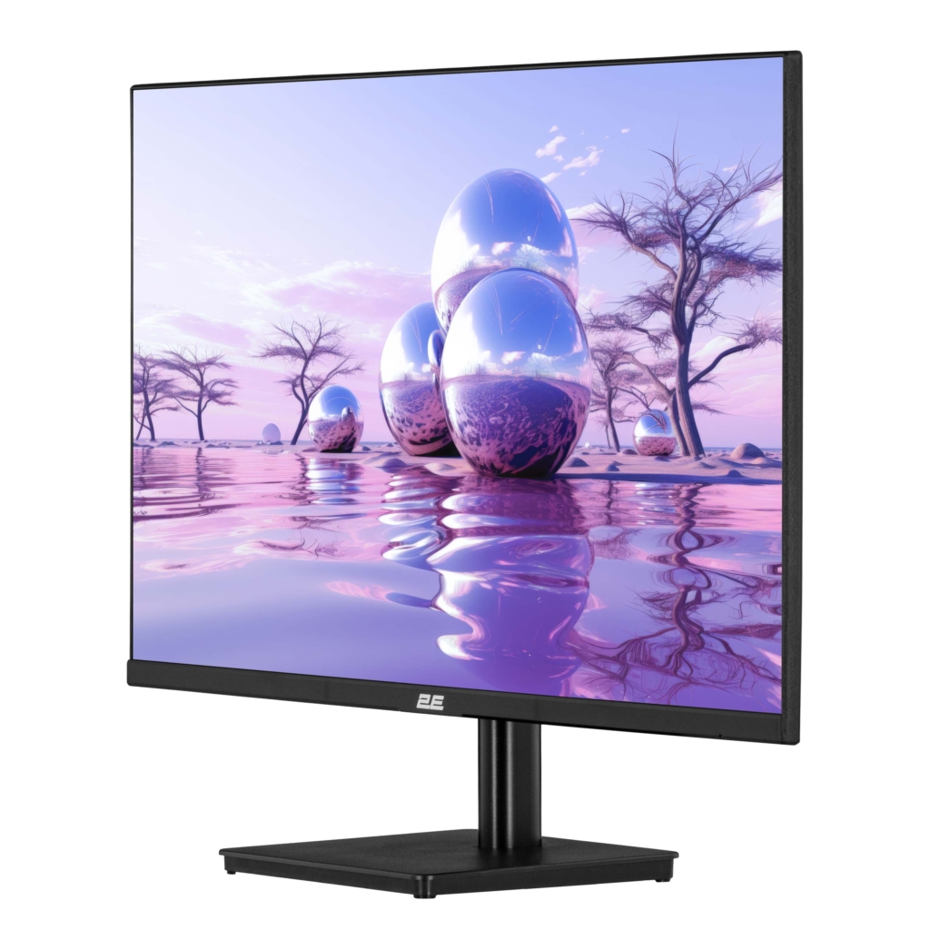 Монітор 2E 27″ H2724B D-Sub, HDMI, DP, IPS, 2560×1440, 100Hz, FreeSync