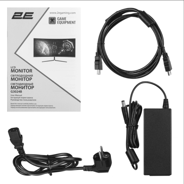 Monitor 2E GAMING 30″ G3024B 2xHDMI, DP, Audio, VA, 2560×1080, 21:9, 200Hz, 1ms, CURVED, FreeSync