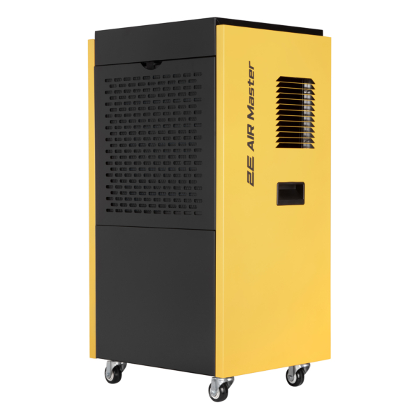 2E Industrial dehumidifier 90l/day 250m sq 500m cubic/h 1000W LCD display electric control timer IP22