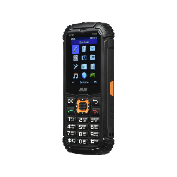 2E Мобільний телефон R240 2024 2.4″ 2SIM, 1800мА•год, чорний