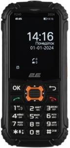 2E Mobile phone R240 2024 2.4″ 2SIM, 1800mAh, Black