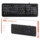 Клавиатура мембранная 2E KS120 104key, USB-A, EN/UK, White LED, чёрный
