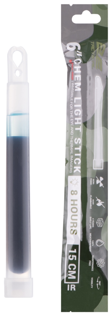 2E Chemical light IRGS6, 15 cm, 8 hours, infrared – 50 pcs