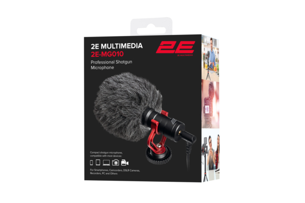 Микрофон пушка 2Е MG010 Shoutgun, 3.5mm