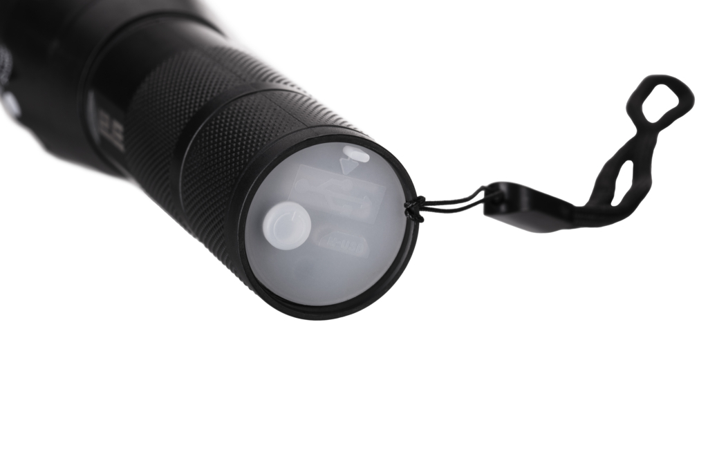Ліхтар ручний акумуляторний 2E FLBL1812BI Micro-USB 1200мА·год 1200лм 10Вт 4 режими освітлення функція Power Bank IPX4 0.1кг