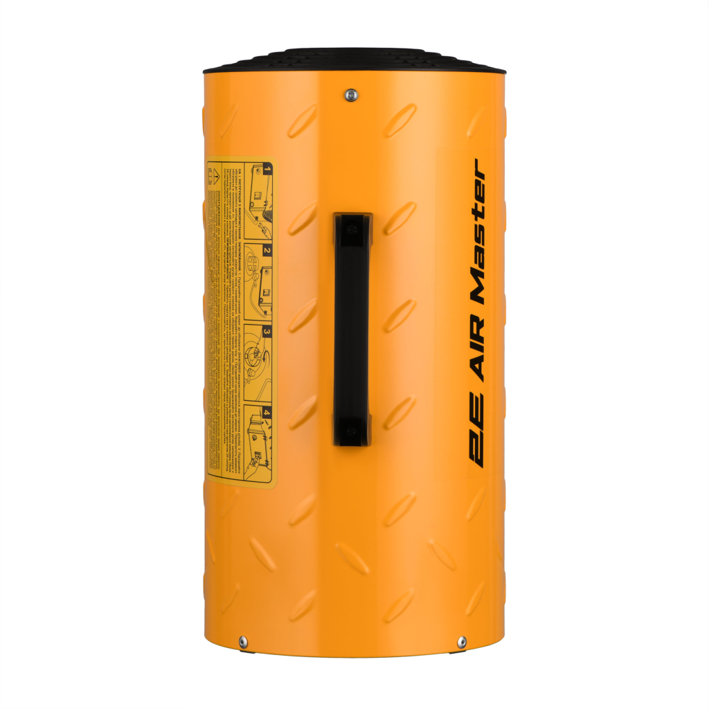 2E Fan Heater gas PowerHeat G15, 15kW, 150m sq, 420m cubic/h, IPX4, yellow