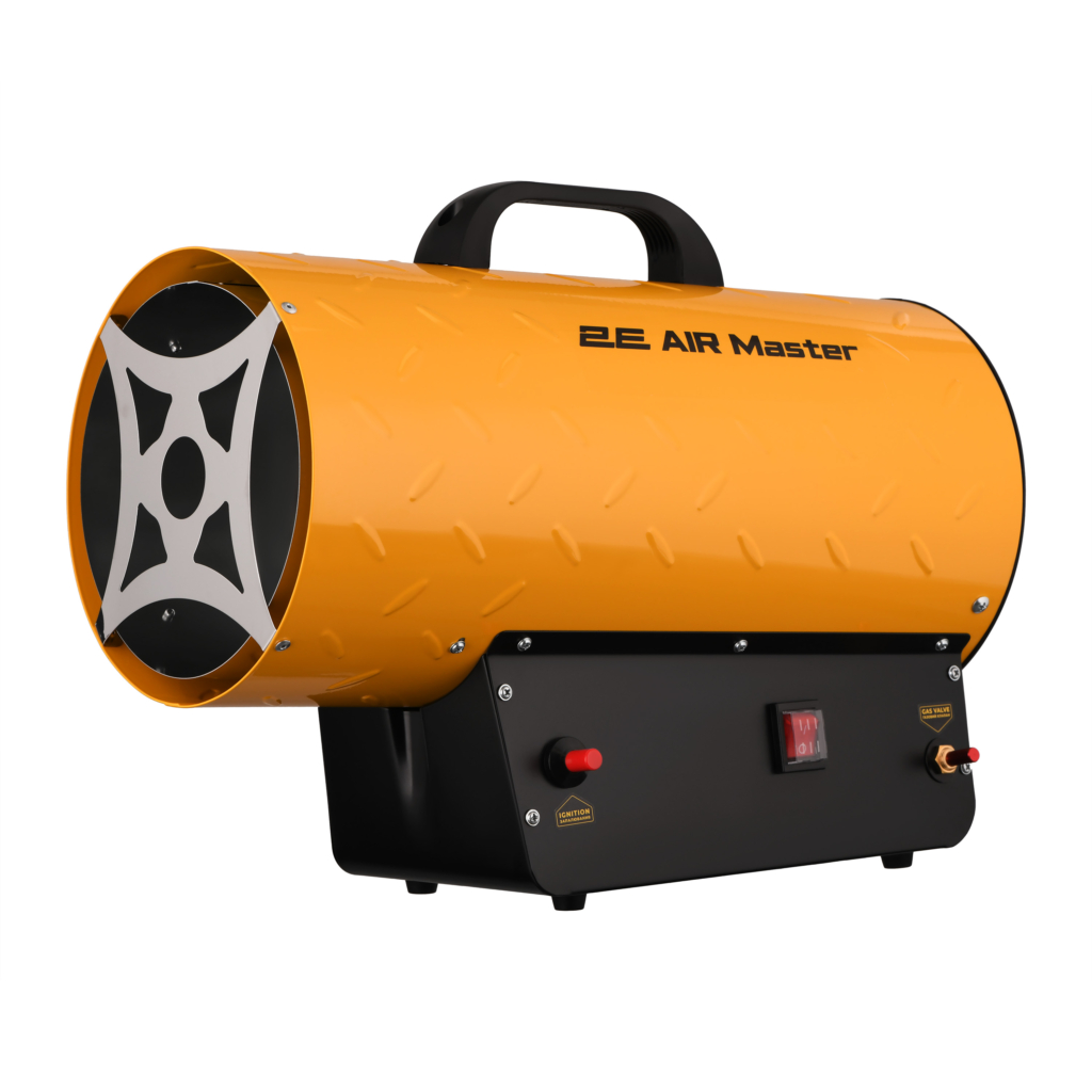 Тепловая пушка газовая 2E PowerHeat G30, 30кВт, 300м кв, 750м куб/ч, IPX4, жёлтый