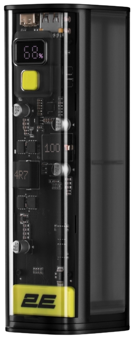 Портативное зарядное устройство Power Bank 2E Сrystal 24000мАч, 100Вт