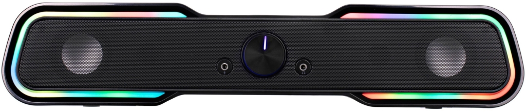 Акустическая система (саундбар) 2E PCS101 RGB, 2.0, USB, Black