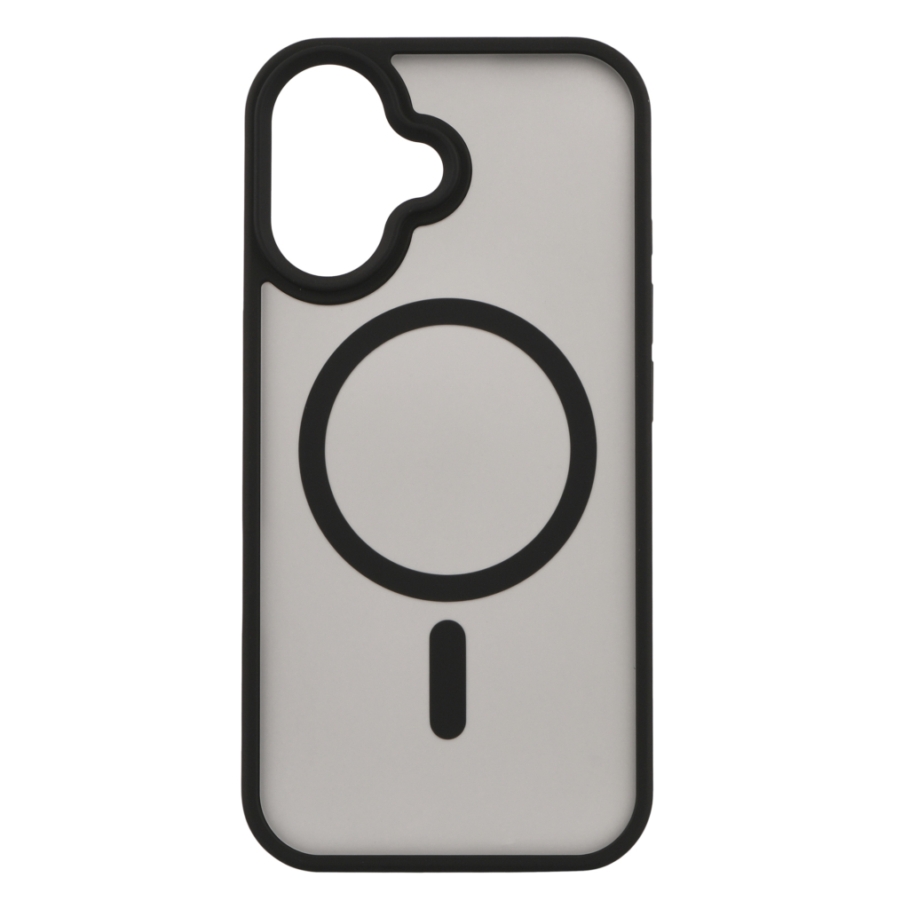 2E Чехол Basic для iPhone 16, Soft Touch MagSafe Cover, черный