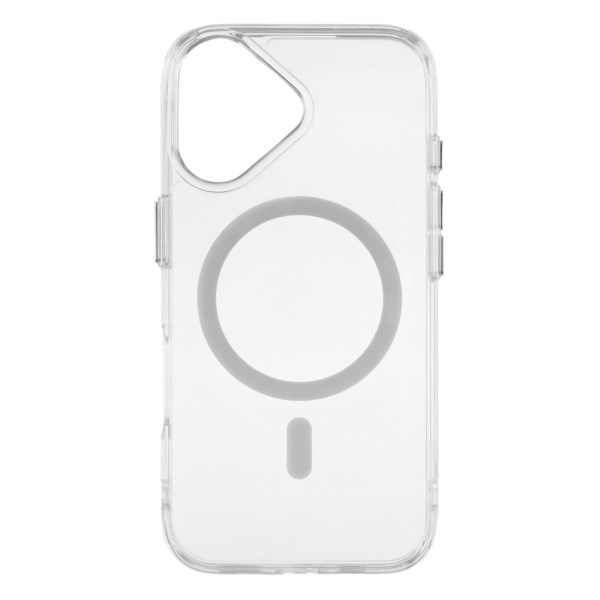 2E Basic case for iPhone 16, Transparent MagSafe Cover, Clear