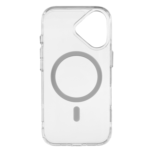 2E Basic case for iPhone 16, Transparent MagSafe Cover, Clear