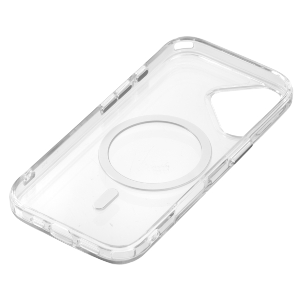 2E Basic case for iPhone 16, Transparent MagSafe Cover, Clear