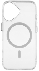 2E Basic case for iPhone 16, Transparent MagSafe Cover, Clear