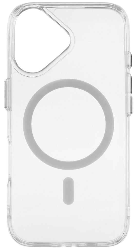 2E Basic case for iPhone 16, Transparent MagSafe Cover, Clear