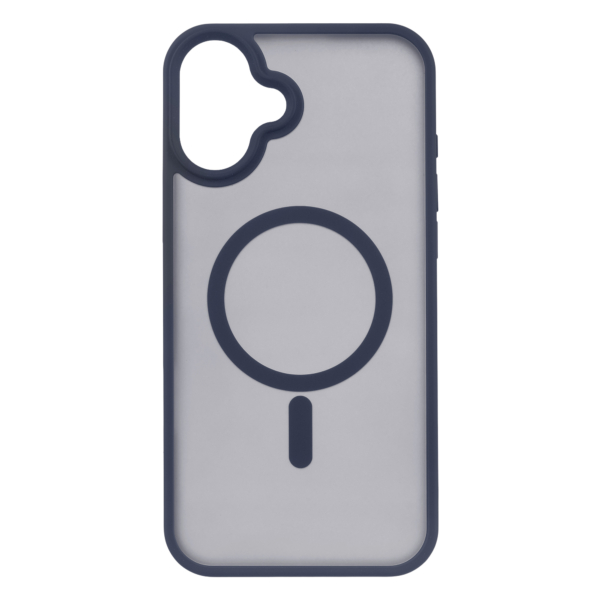 2E Basic case for iPhone 16 Plus, Soft Touch MagSafe Cover, Dark Blue
