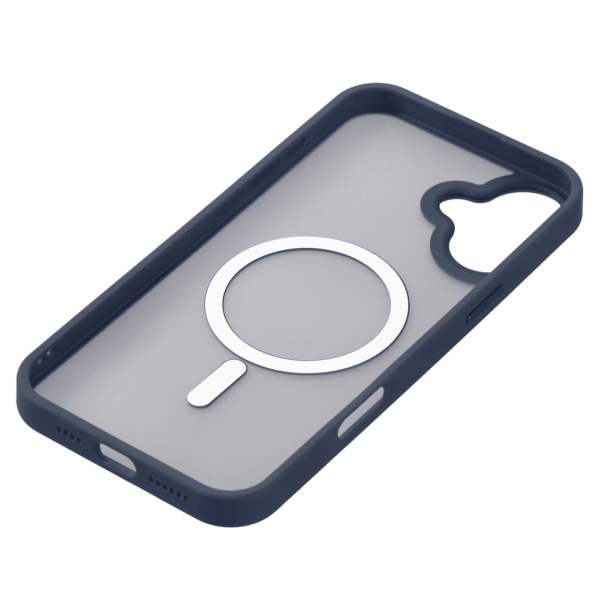 2E Basic case for iPhone 16 Plus, Soft Touch MagSafe Cover, Dark Blue