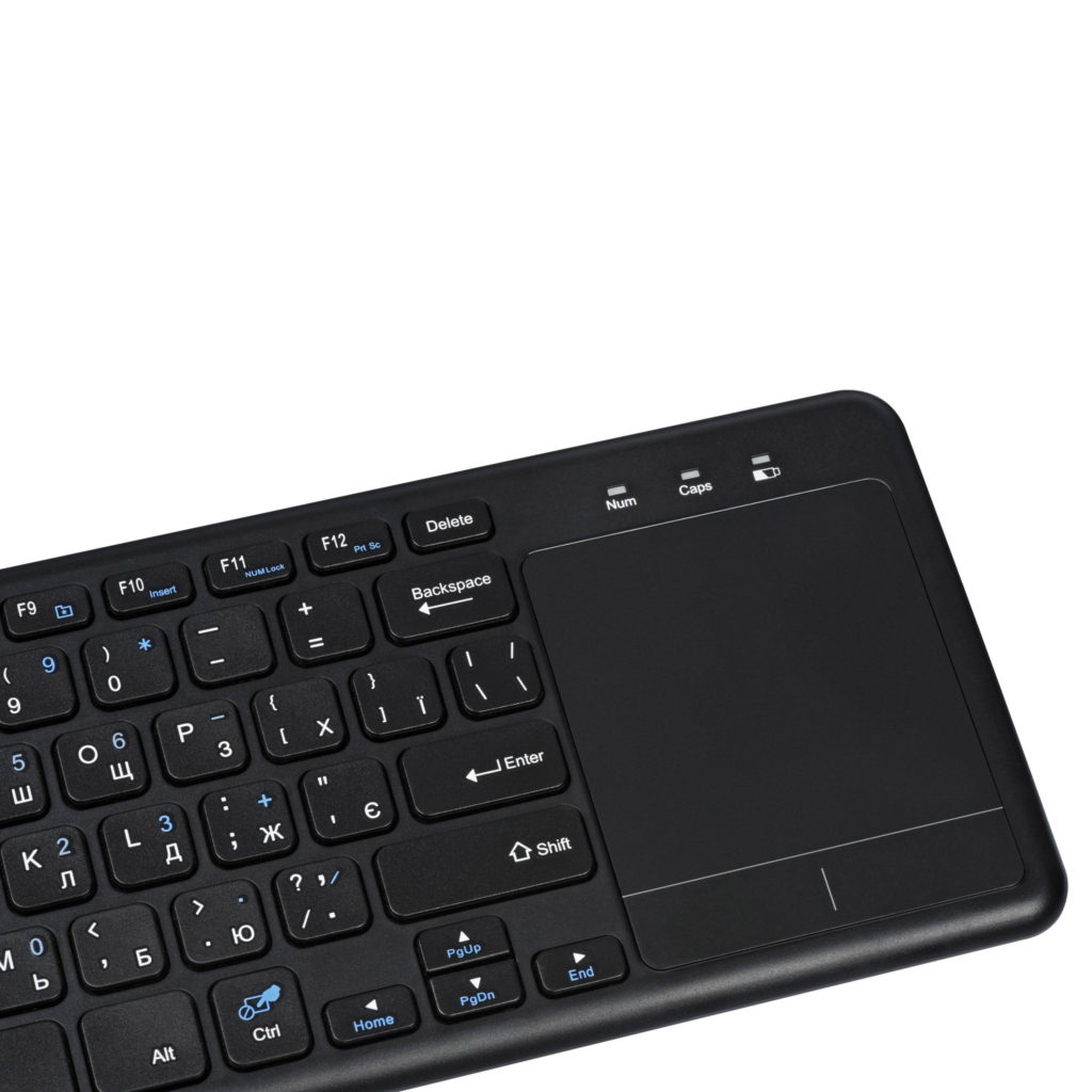 Клавіатура ножнична 2E KT100 78key, WL, EN/UK, чорний