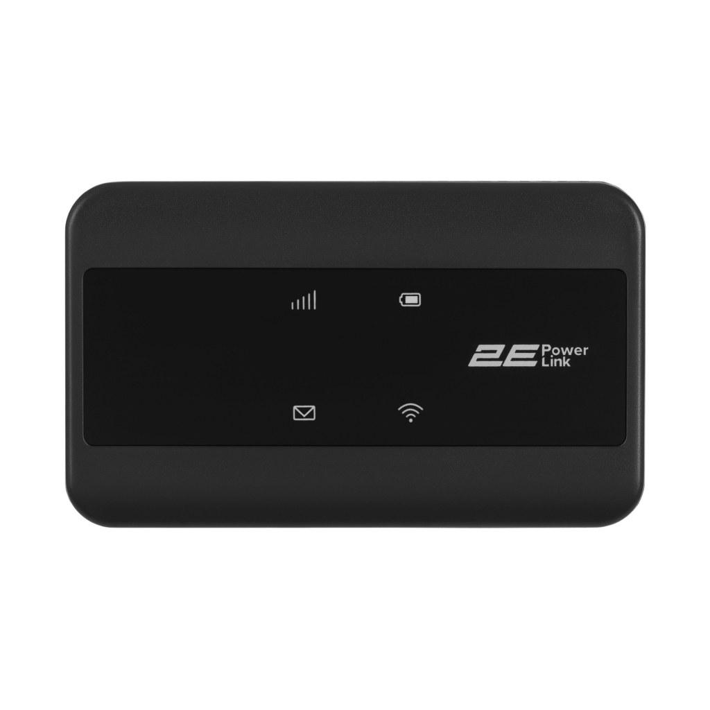 Mobile router 2E PowerLink (MiFi-2) LTE, Wi-Fi4, 1xType-C, 1xCRC9, 2100mAh black
