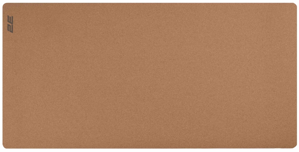 2E Mouse Pad CORK, L(800x400x2mm), brown