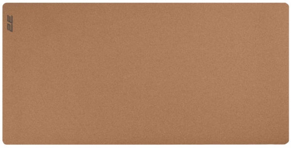 2E Mouse Pad CORK, L(800x400x2mm), brown