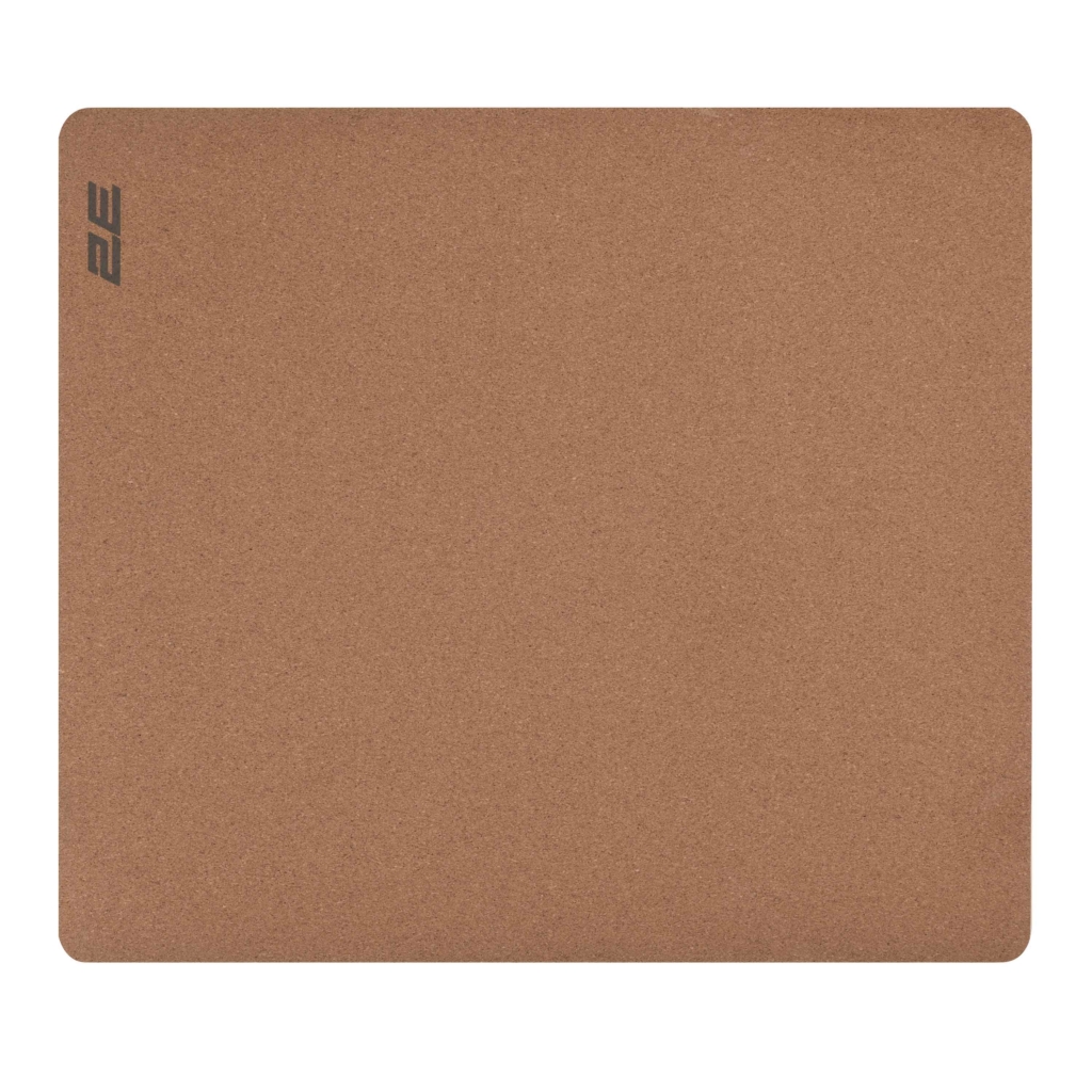 Килимок для миші 2E CORK, M(450x400x2мм), коричневий