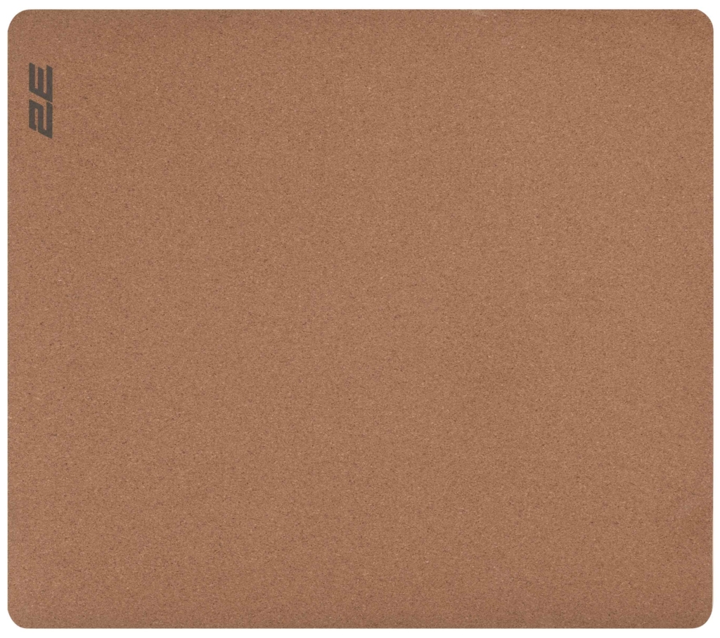 Килимок для миші 2E CORK, M(450x400x2мм), коричневий