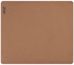 Килимок для миші 2E CORK, M(450x400x2мм), коричневий