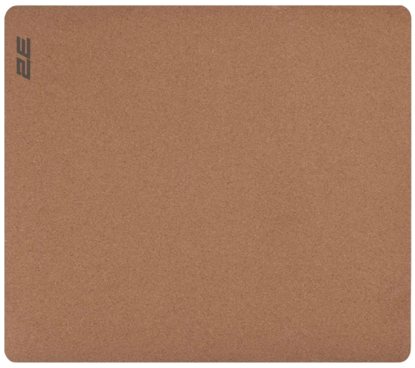 2E Mouse Pad CORK, M(450x400x2mm), brown