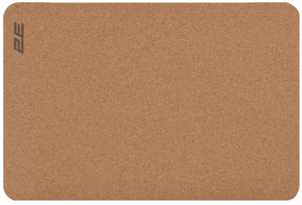2E Mouse Pad CORK, S(300x200x2mm), brown