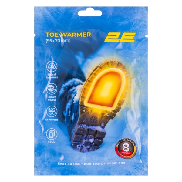 2E Tactical Chemical Toe Warmer, half insole (95×70 mm), up to 8 hours – 10 pairs