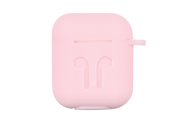 Чохол 2Е для AirPods (Gen 1-2, 2016-2019), Pure Color Silicone Imprint (3.0mm), рожевий світлий