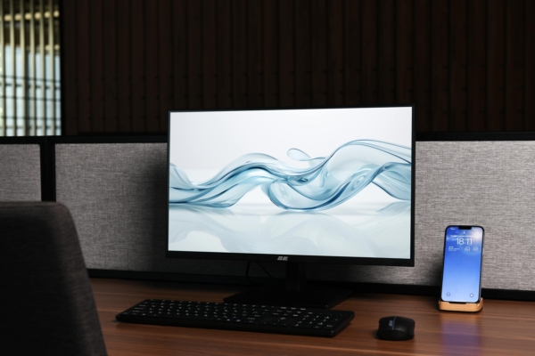 Монітор 2E 23.8″ E2424B D-Sub, HDMI, VA, 100Hz, FreeSync