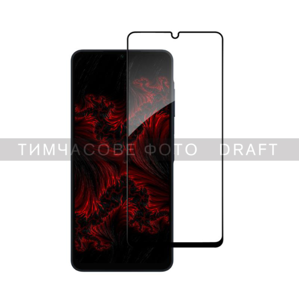 Защитное стекло 2E для Samsung Galaxy A06 (A065), 2.5D FCFG, (1 Pack), черная рамка