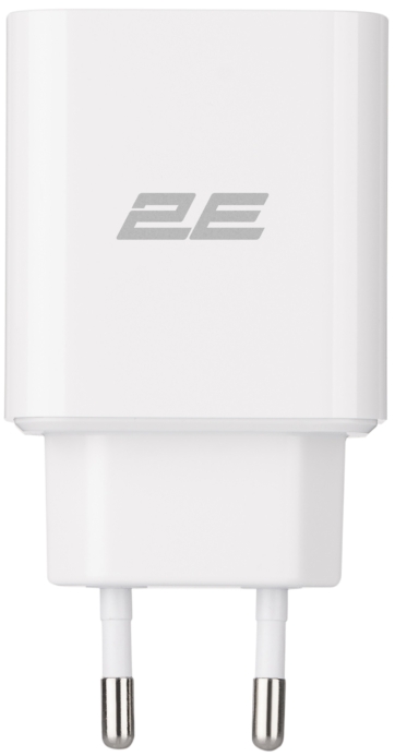 Зарядное устройство сетевое 2E 18Вт USB-A QC, белый