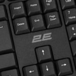 Клавіатура мембранна 2E KS108 104key, USB-A, EN/UK/RU, чорний