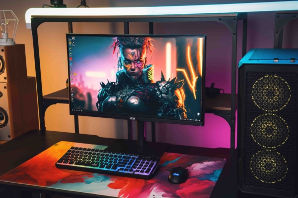 Монітор 2E 27″ H2724B D-Sub, HDMI, DP, IPS, 2560×1440, 100Hz, FreeSync