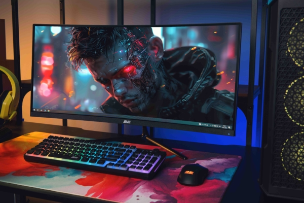 Monitor 2E GAMING 30″ G3024B 2xHDMI, DP, Audio, VA, 2560×1080, 21:9, 200Hz, 1ms, CURVED, FreeSync