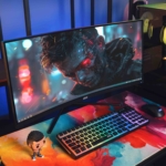 Monitor 2E GAMING 30″ G3024B 2xHDMI, DP, Audio, VA, 2560×1080, 21:9, 200Hz, 1ms, CURVED, FreeSync