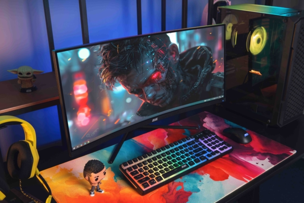 Monitor 2E GAMING 30″ G3024B 2xHDMI, DP, Audio, VA, 2560×1080, 21:9, 200Hz, 1ms, CURVED, FreeSync