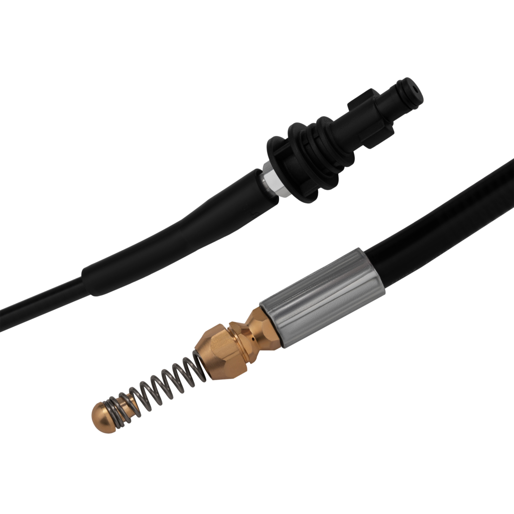 2E Hose for cleaning pipes 2E 10m to a mini high-pressure washer