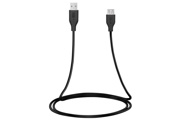 2E Сharge/Data сable USB-A > USB-AF, 3m, black