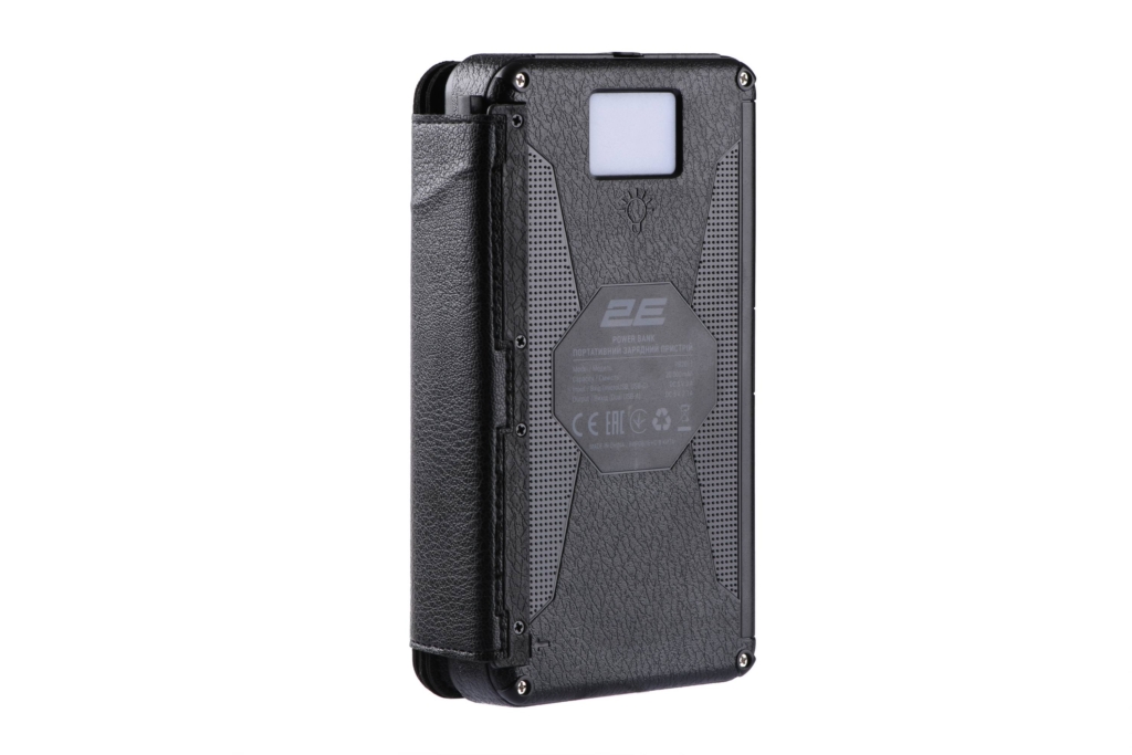 2E Портативний зарядний пристрій Power Bank Solar 20000mAh Black